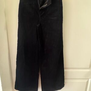 LOFT Black Corduroy Trousers